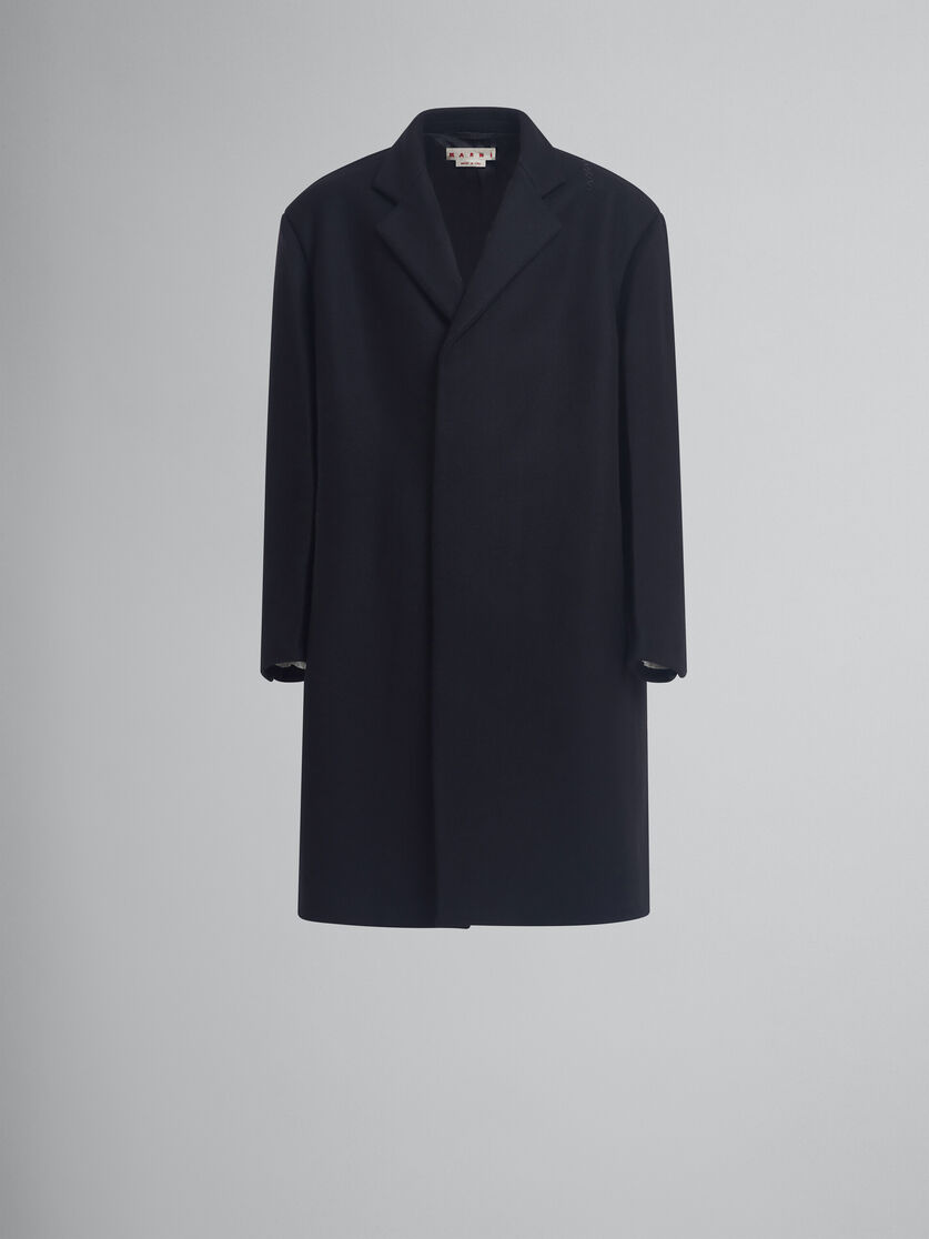 Manteau oversize en laine grise - Vestes - Image 1