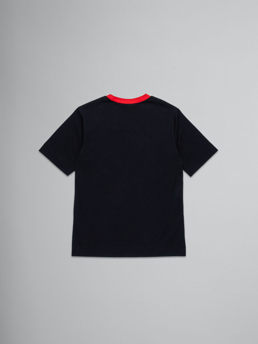 Black T-shirt with logo - T-shirts - Image 2