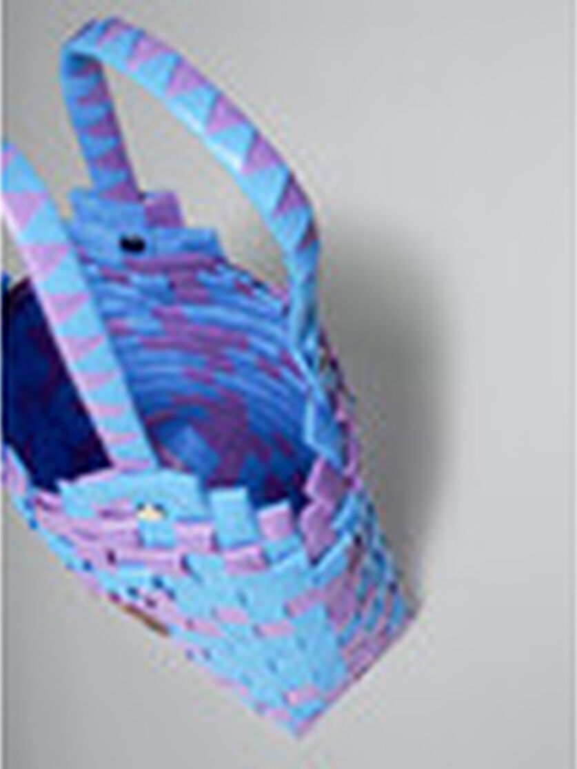 バレエピンク ダイヤモンドバスケット ウーブンショッパー - ハンドバッグ - Image 5