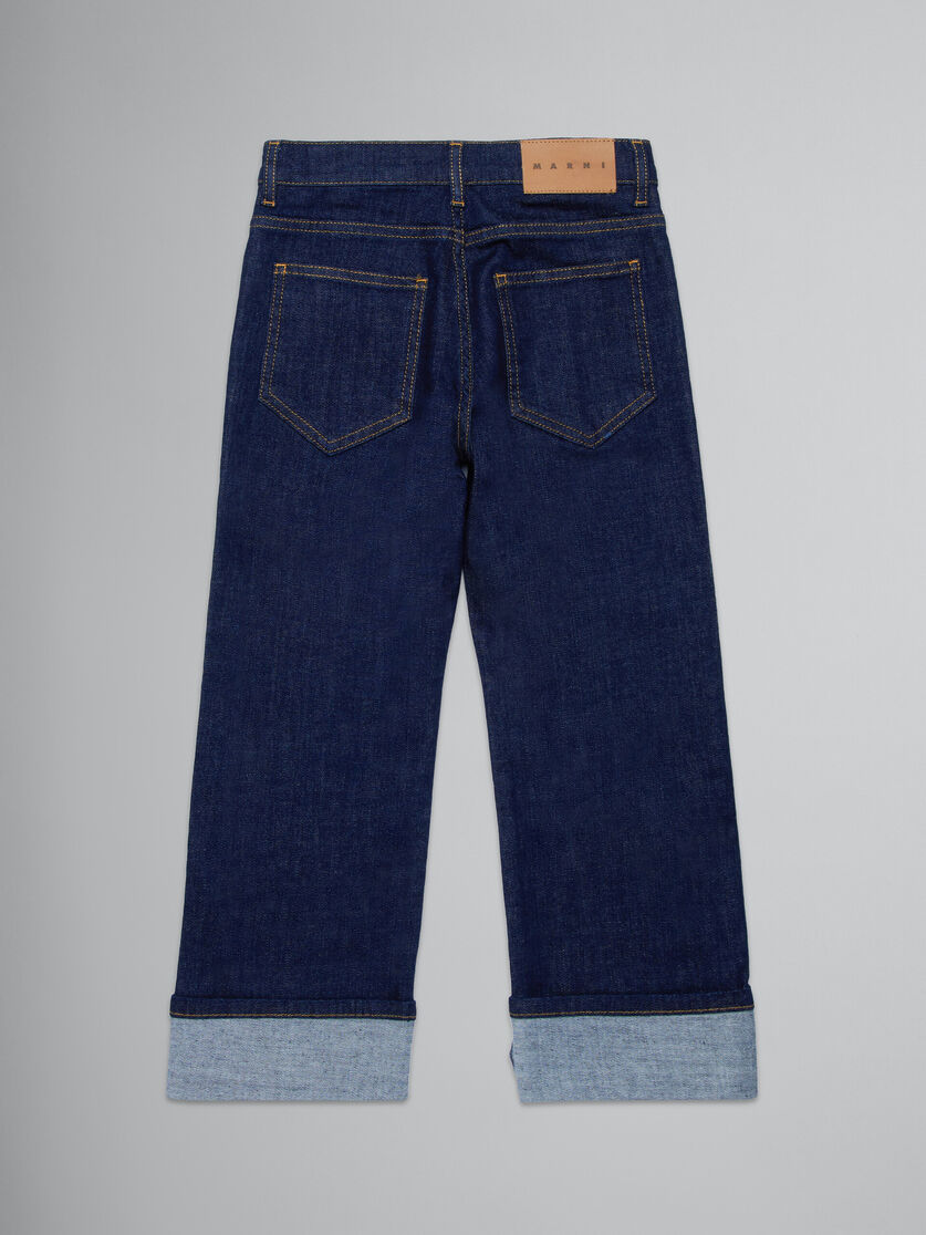 Dark blue regular jeans - Pants - Image 2