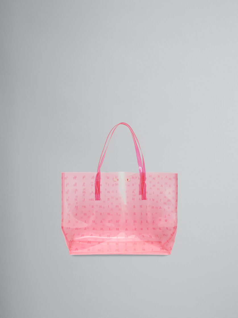 Rosa Tasche mit ganzflächigem Logo-Print - Tasche - Image 2