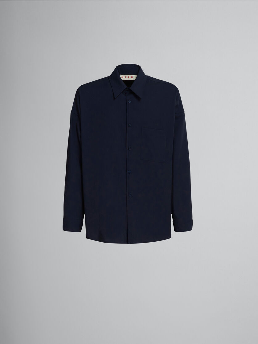 Camisa de lana tropical azul claro - Camisas - Image 1