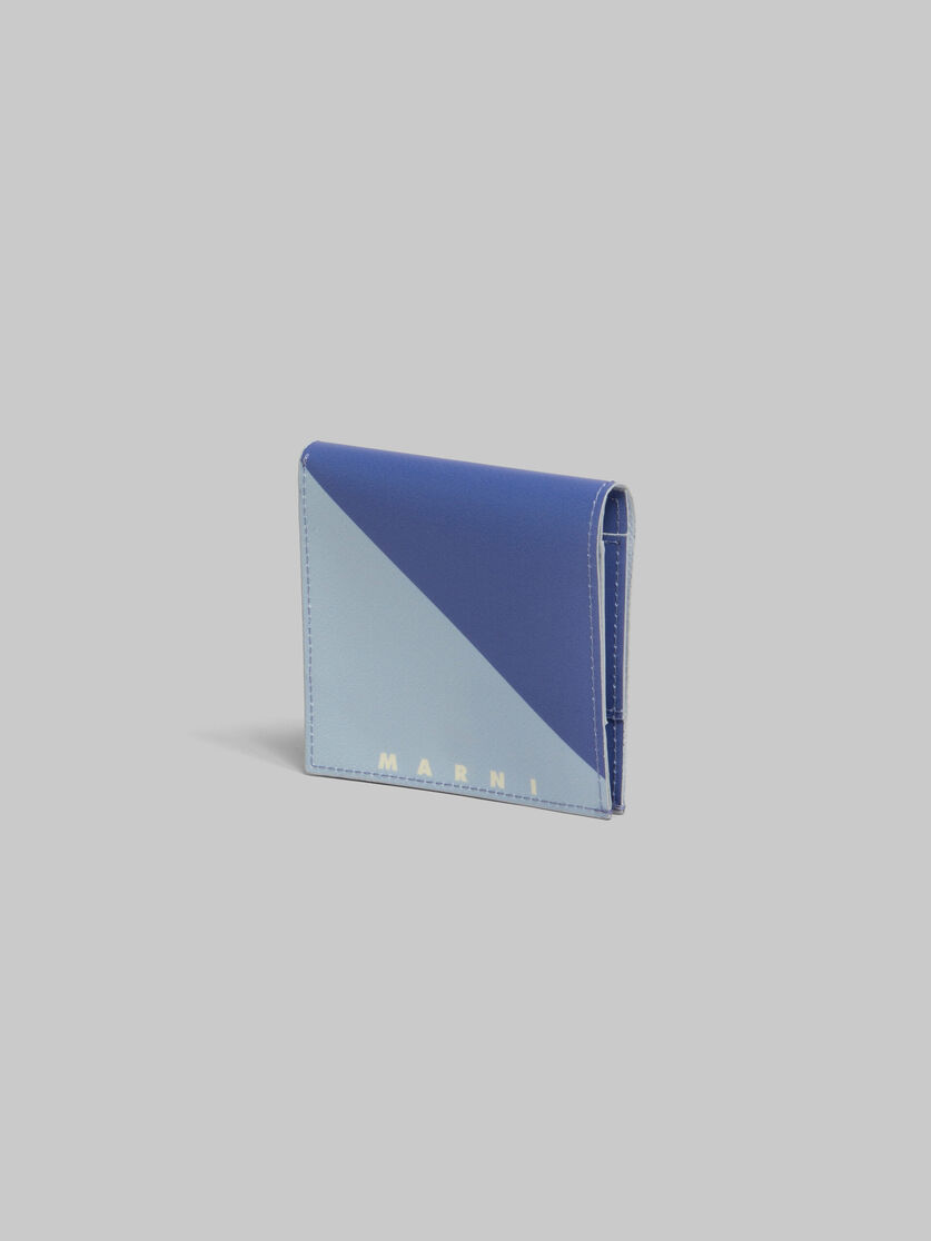 Portafoglio bi-fold Tribeca viola e blu - Portafogli - Image 4