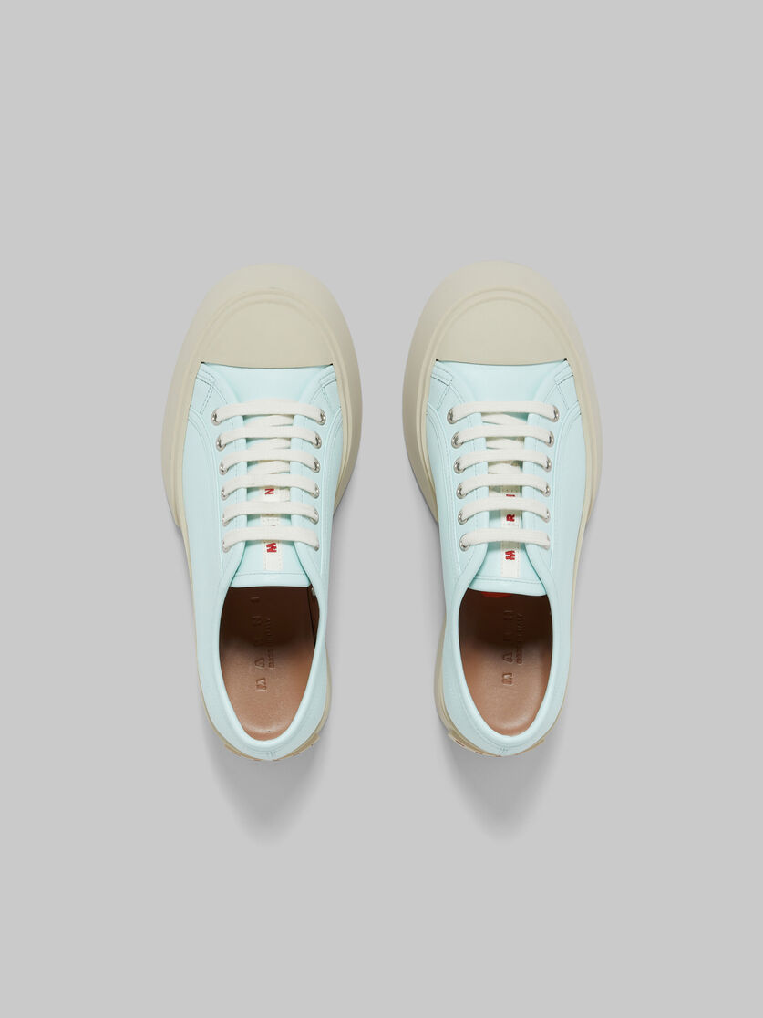 Light blue nappa leather Pablo lace-up sneaker - Sneakers - Image 4