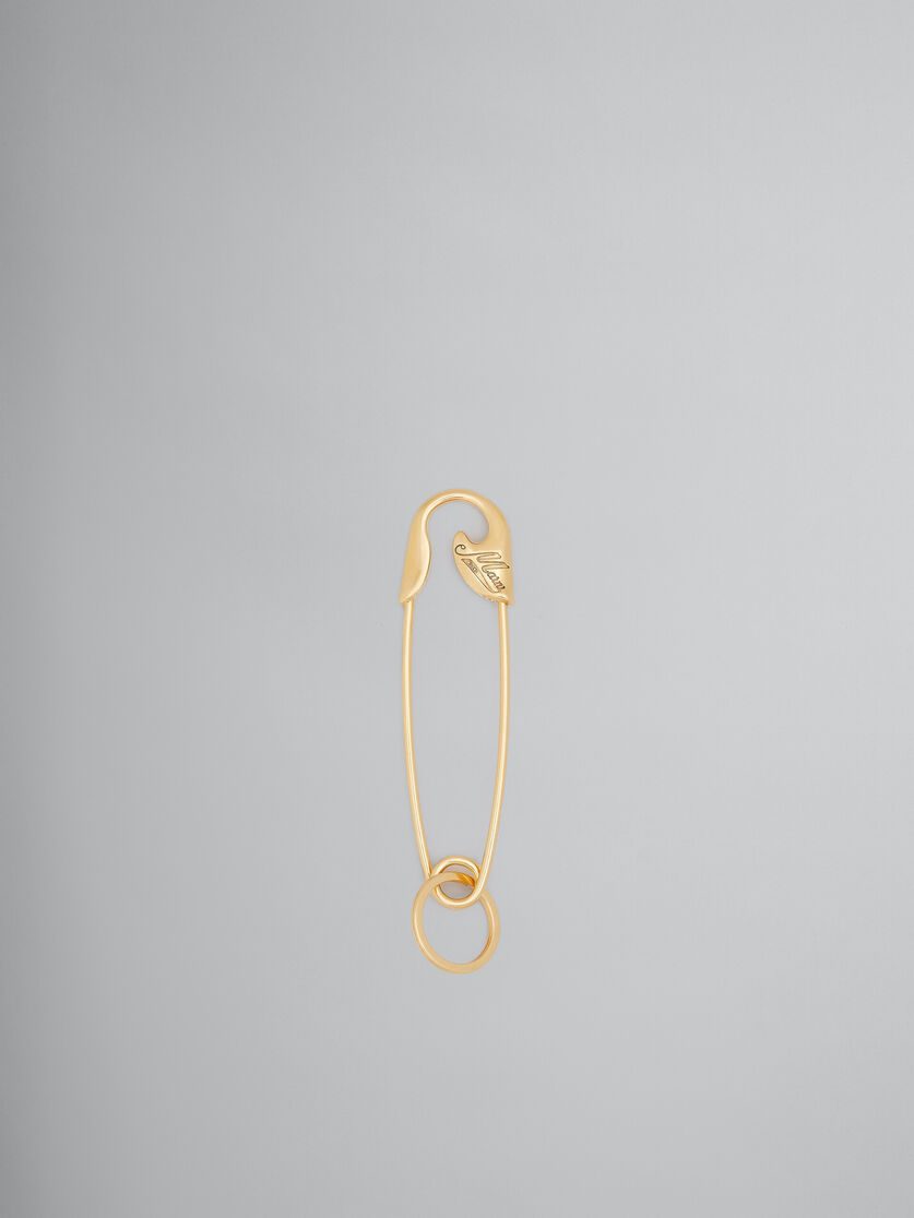 Pendentif porte-clés broche doré - Bijoux - Image 1