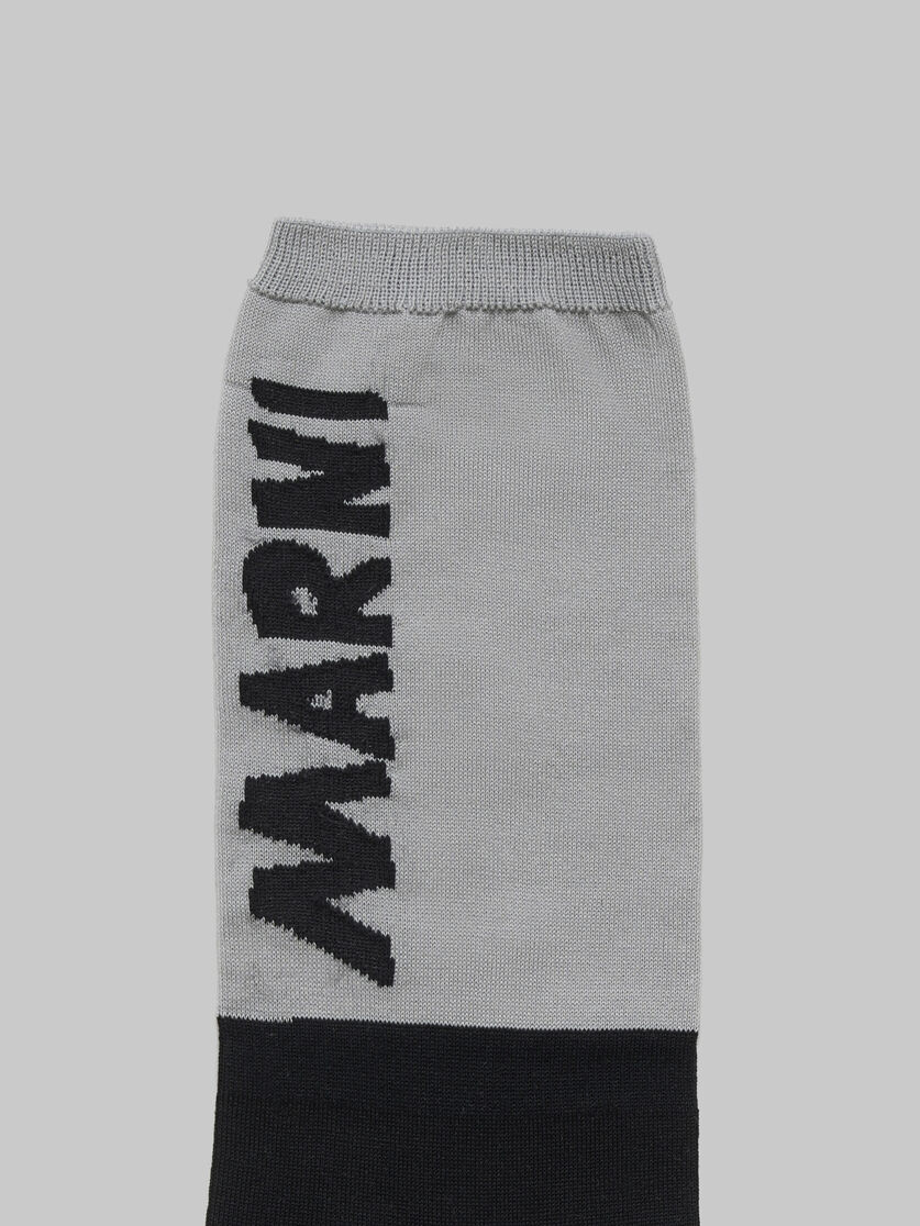 Socken mit Marni-Logo in Braun und Blau - Socken - Image 3