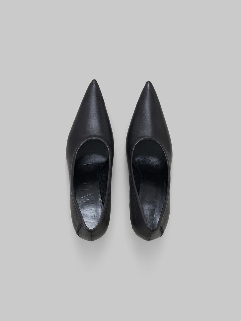 Black nappa Spike pump - Pumps - Image 4