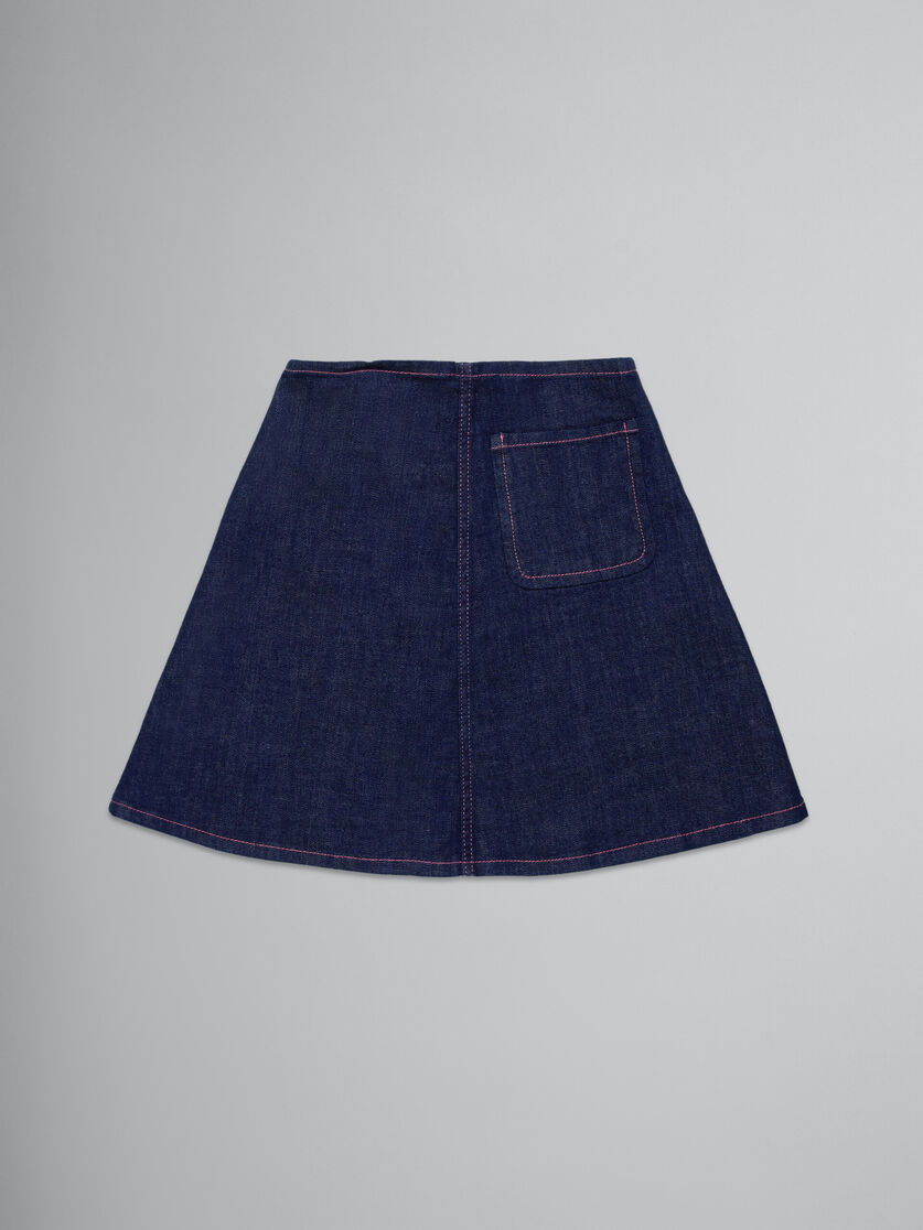 Dark blue denim skirt - Skirts - Image 2