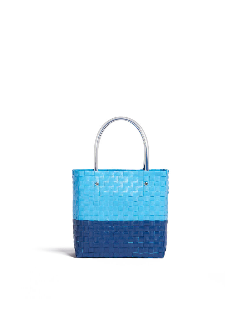 Light blue MARNI MARKET SUMMER BASKET bag - Shopping Bags - Image 3