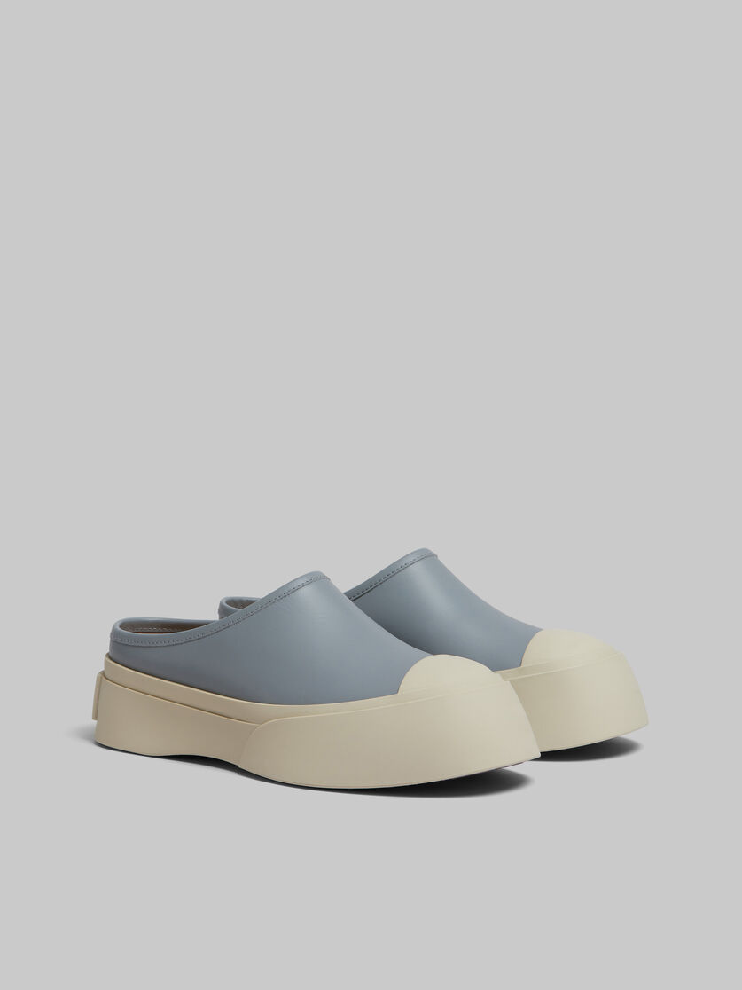 Grey leather Pablo sabot - Sneakers - Image 2