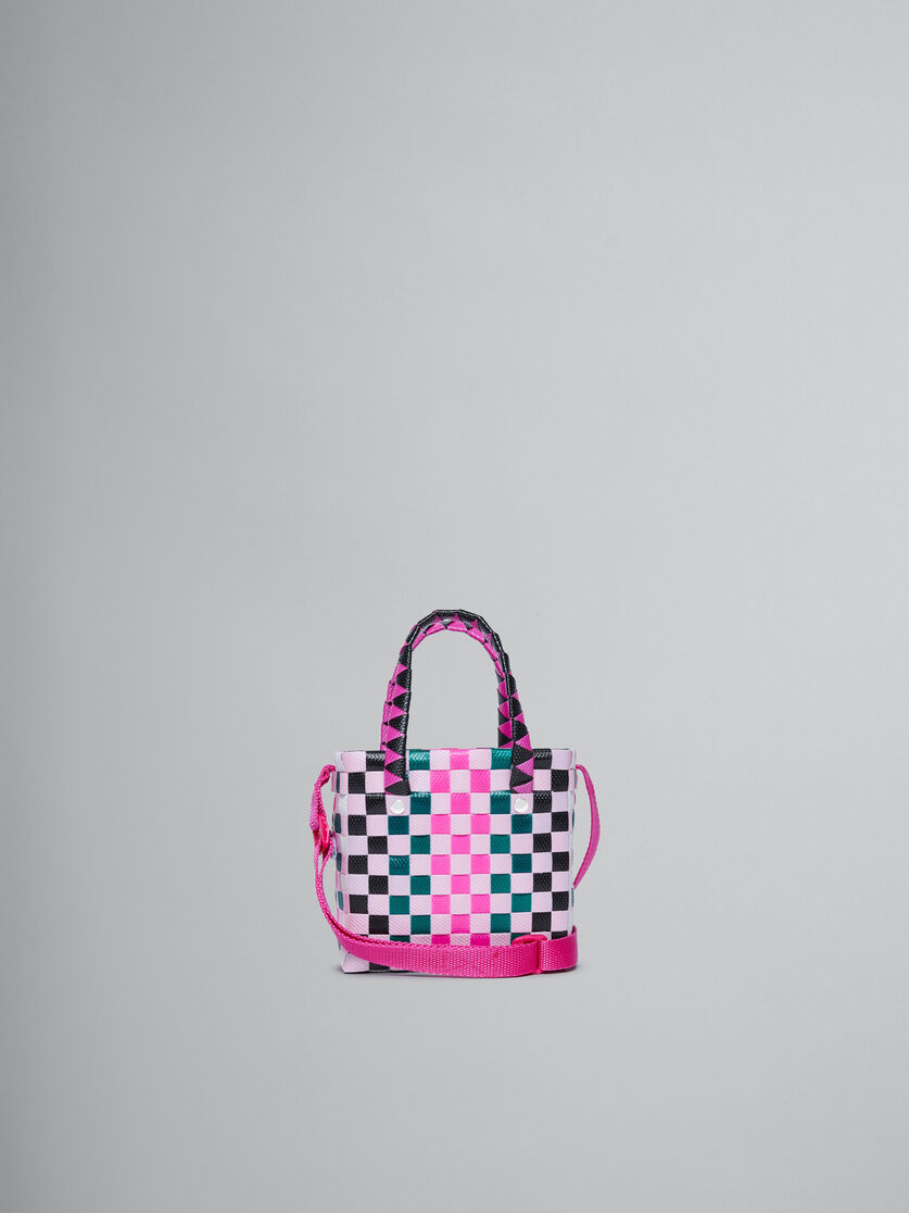 Multicolor woven micro basket bag - Bags - Image 2