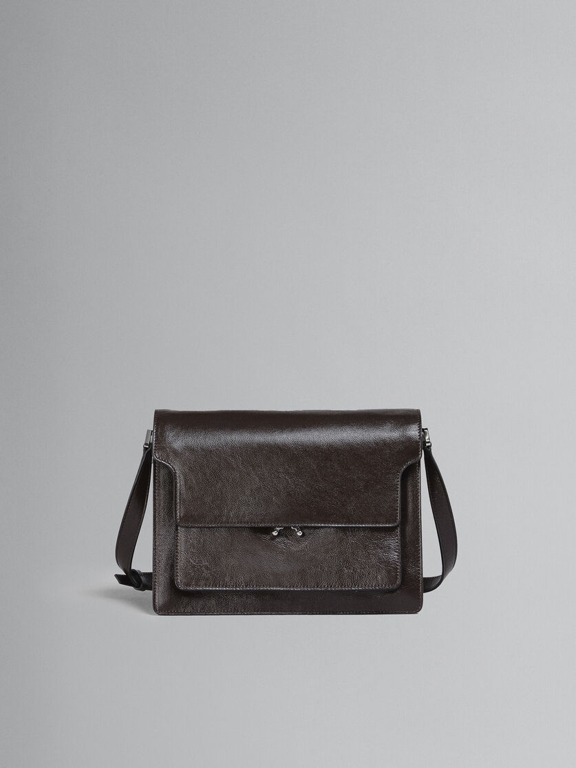 Große Tasche Trunk Soft aus schwarzem Leder - Schultertaschen - Image 1