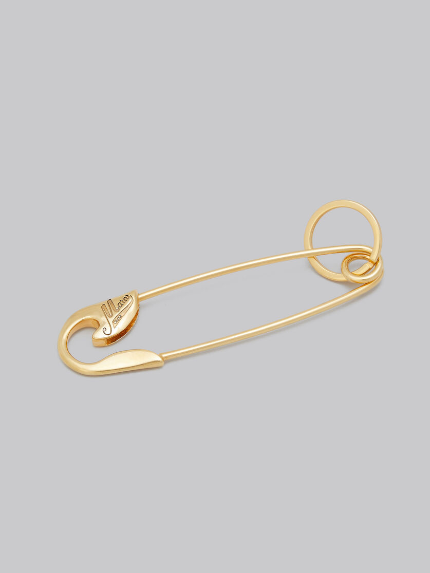 Pendentif porte-clés broche doré - Bijoux - Image 3