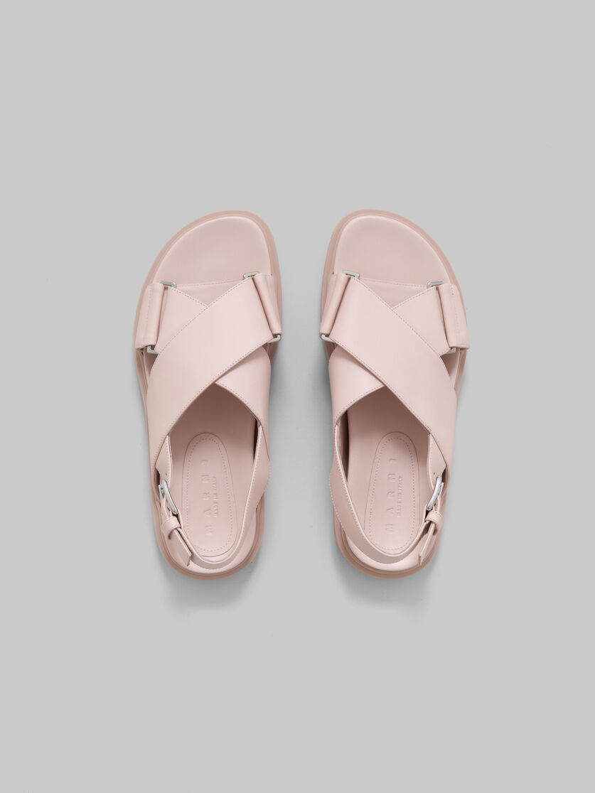 Braune Fußbett-Sandalen aus Leder - Sandalen - Image 4