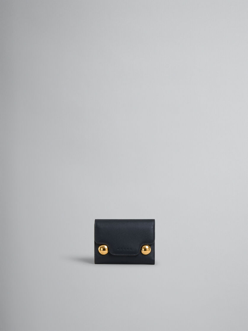 ブルー レザー製 Trunkaroo 三つ折りウォレット - 財布 - Image 1
