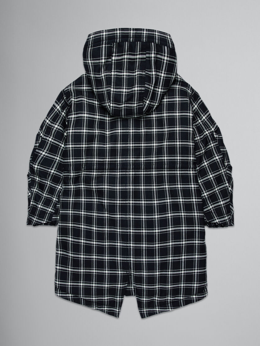 Karierter Parka aus Flanell - Jacken - Image 2