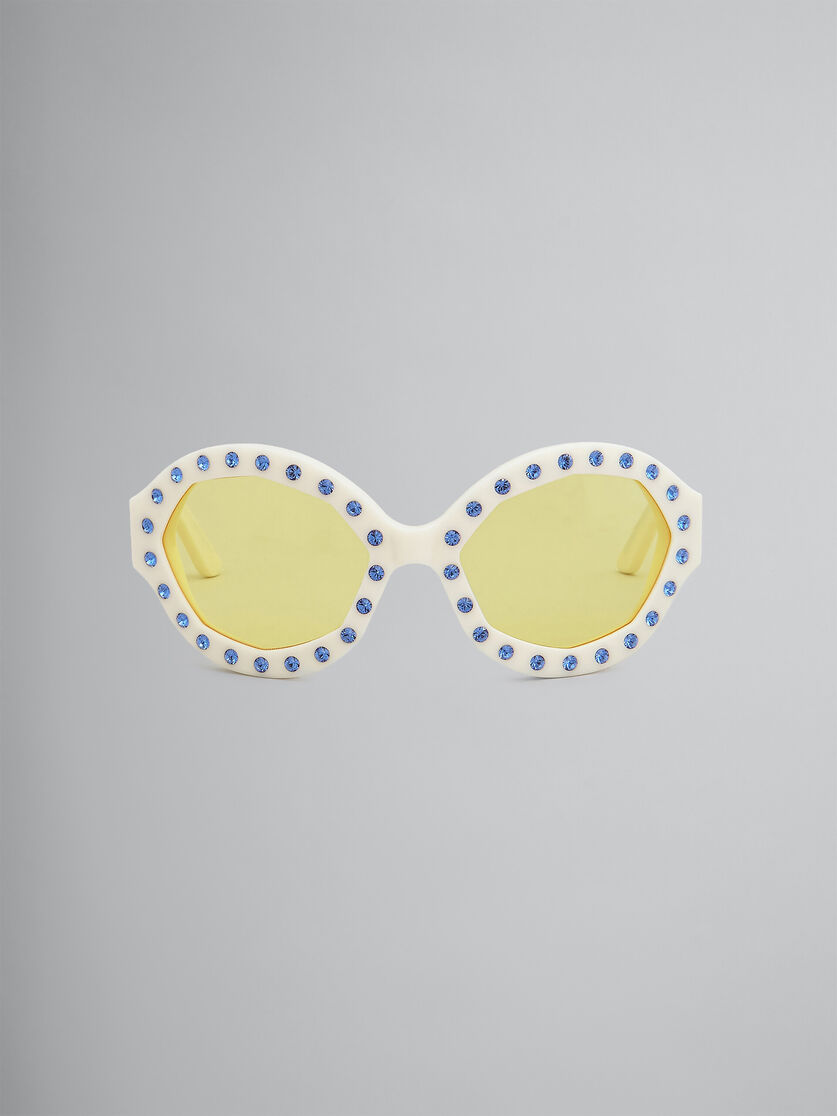 NAICA MINE Sonnenbrille aus Acetat in Schwarz - Optisch - Image 1