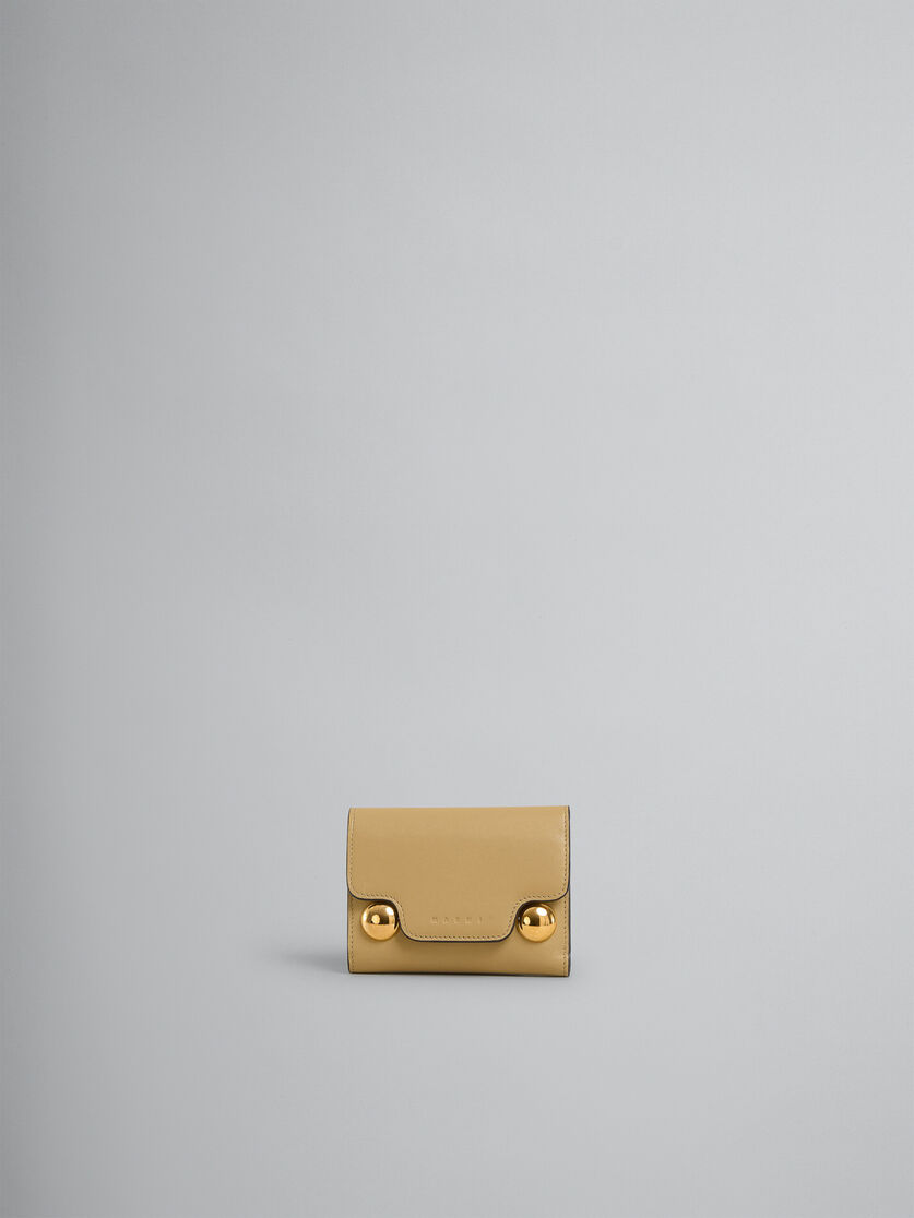 ブルー レザー製 Trunkaroo 三つ折りウォレット - 財布 - Image 1