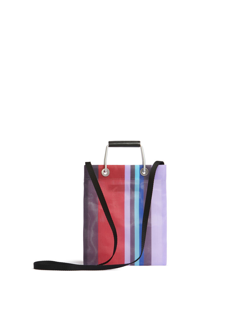 グリーンブルー(ターコイズ) MARNI MARKET STRIPE MINI SHOULDER BAG - Bags - Image 3