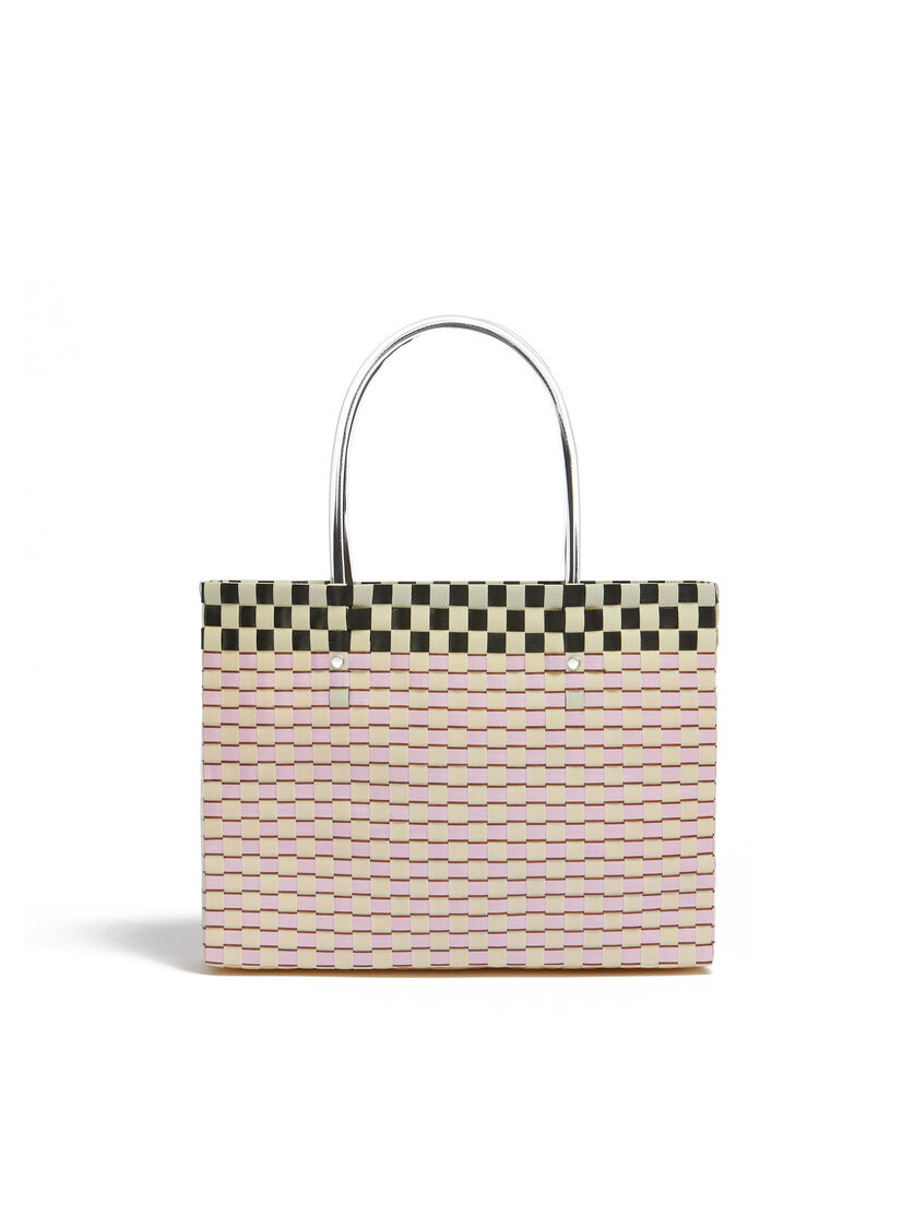 MARNI MARKET Tote Bag mit Gartenmotiv in Rosa - Shopper - Image 3