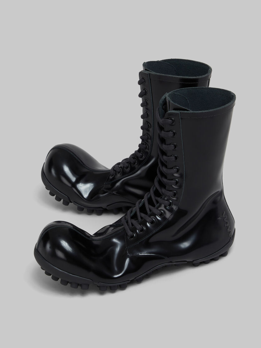 Black patent leather Wave boot - Boots - Image 4