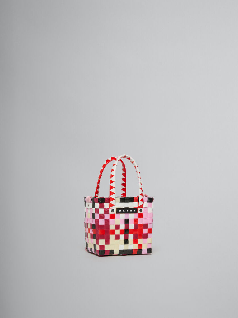 Multicolor woven micro basket bag - Bags - Image 2