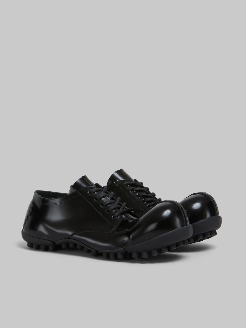 Black patent leather Wave lace up - Lace-ups - Image 2