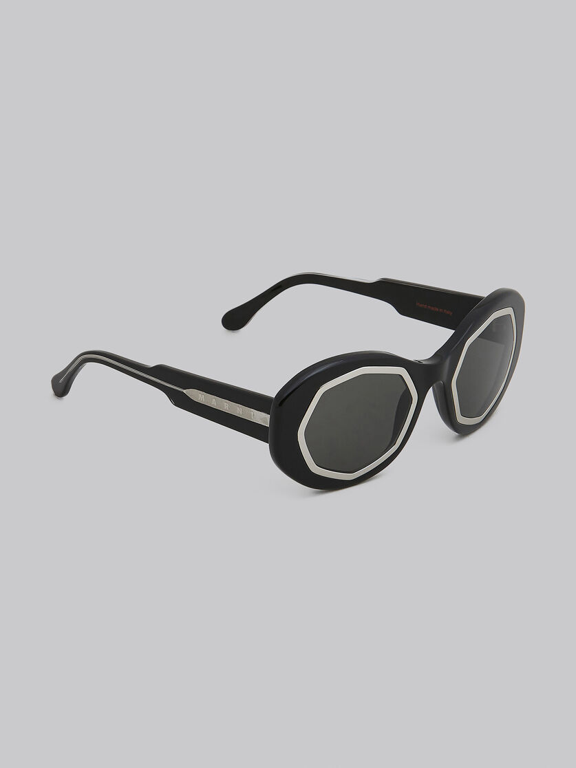 MOUNT BRUMO Sonnenbrille aus Acetat in Schwarz - Optisch - Image 2