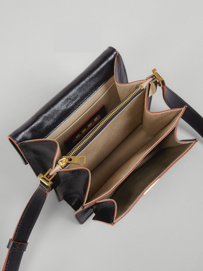 TRUNK SOFT Mini-Tasche aus getrommeltem Kalbsleder in Rosa - Schultertaschen - Image 5