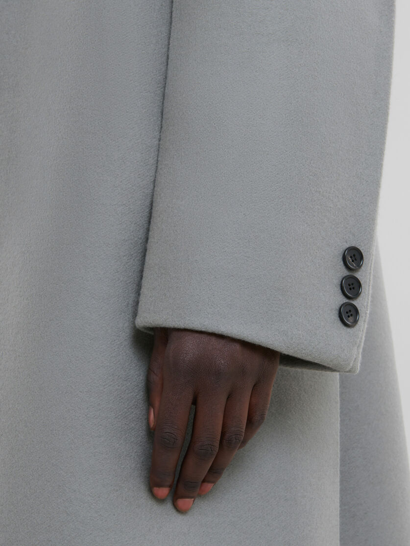 Gray wool oversized coat - Coats - Image 5