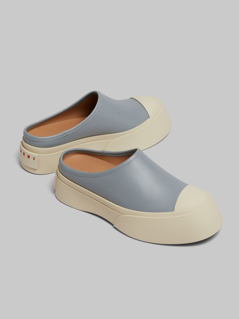 Grey leather Pablo sabot - Sneakers - Image 5