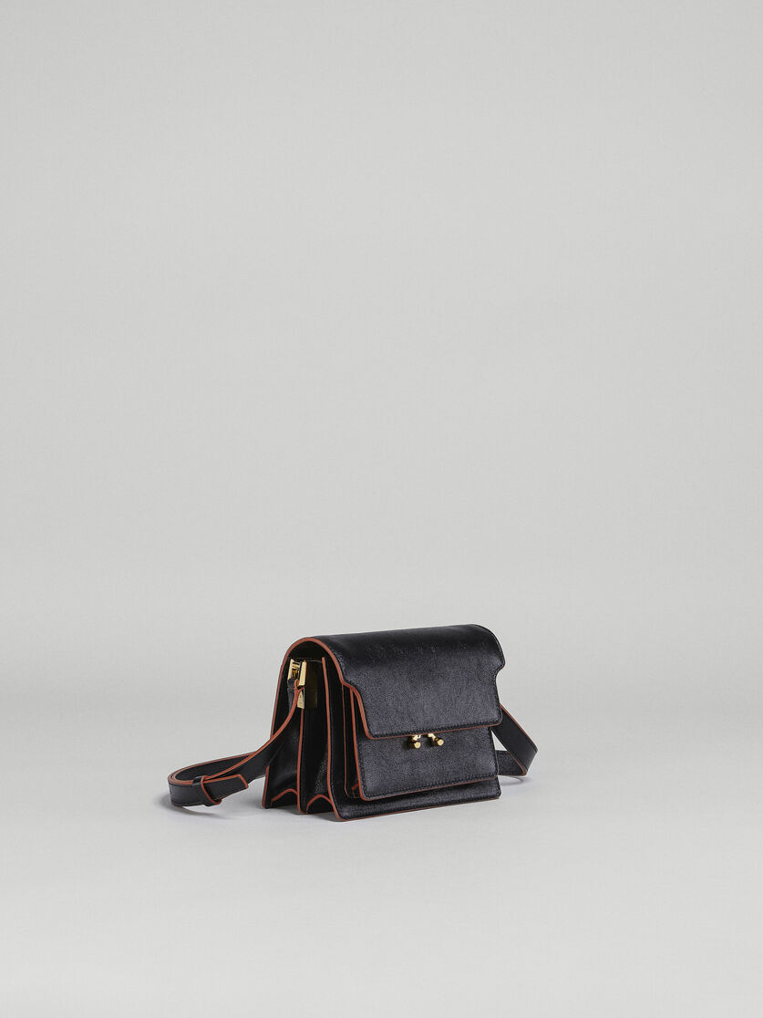TRUNK SOFT mini bag in green leather - Shoulder Bag - Image 6