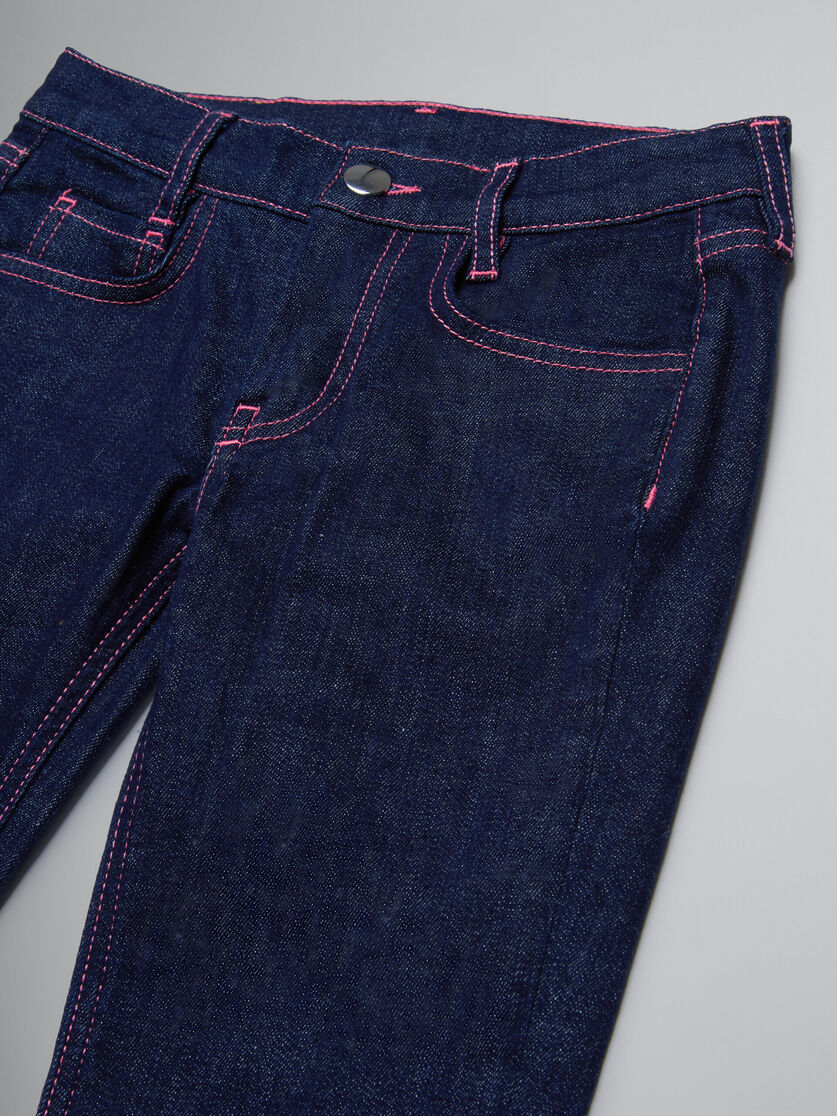 Jean bootcut bleu foncé - Pantalons - Image 3