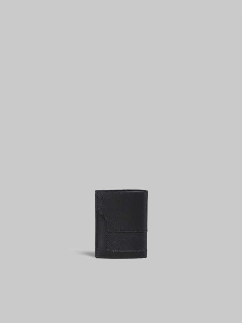 Schwarze Brieftasche aus Saffian- und Kalbsleder - Brieftaschen - Image 3