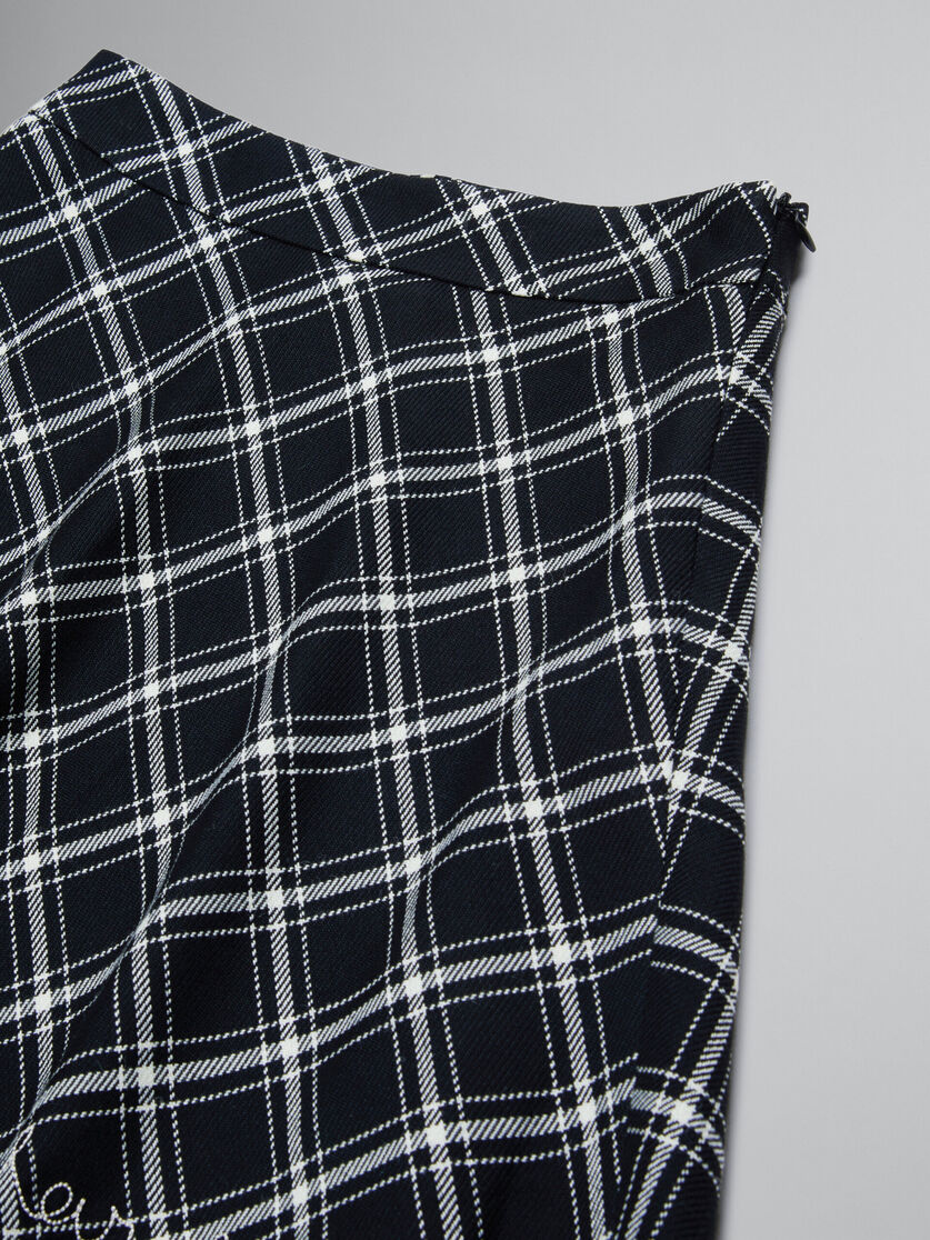 Checked flannel skirt - Skirts - Image 3