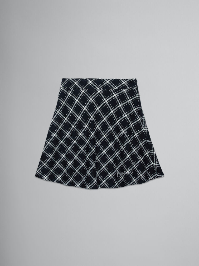 Checked flannel skirt - Skirts - Image 1