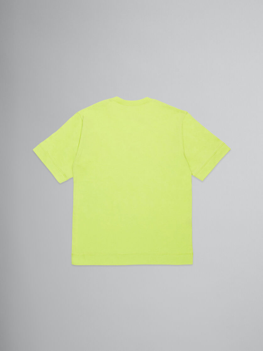 Lime green T-shirt with embroidered logo - T-shirts - Image 2