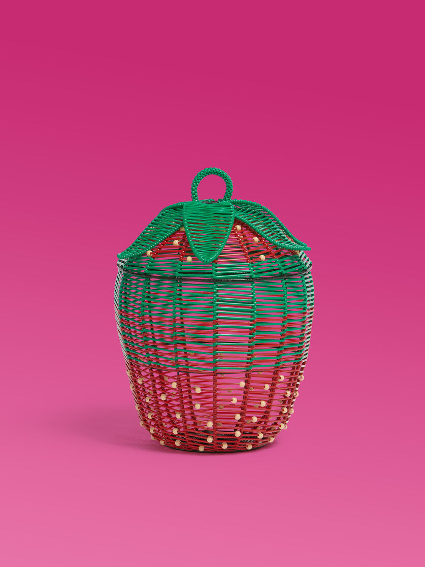 レッド Marni Market Strawberryバスケット - ファッション小物 - Image 1