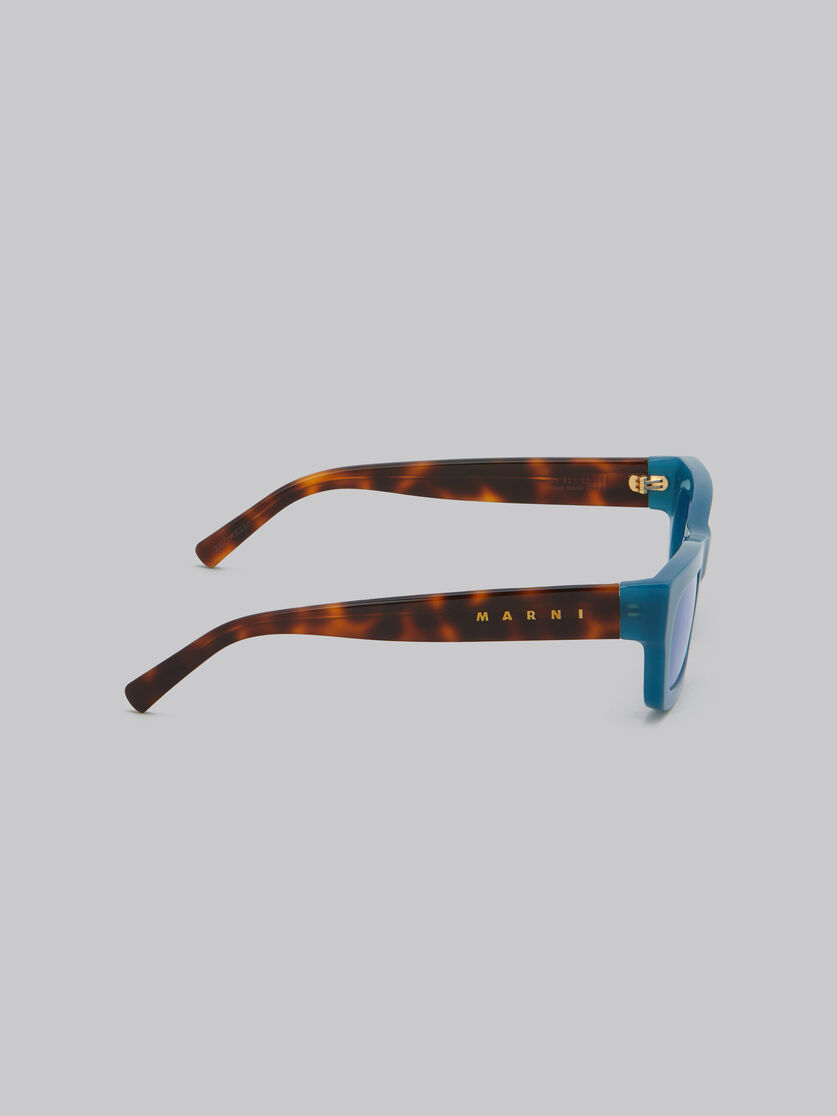 Gafas de sol rectangulares de acetato color habano Kawasan Falls - óptica - Image 4