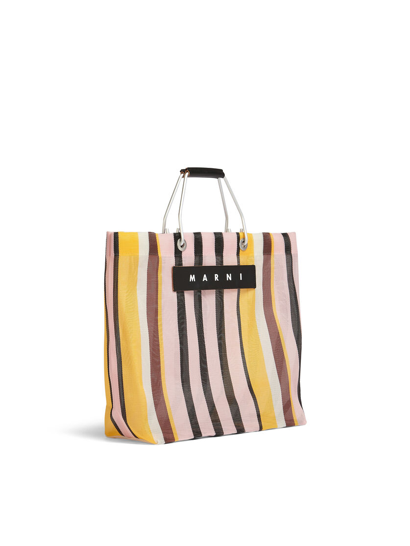 イリュージョンブルー MARNI MARKET STRIPE BAG - Shopping Bags - Image 2