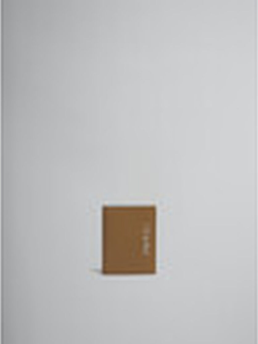 Portefeuille à deux volets en cuir marron avec effet raccommodé Marni - Portefeuilles - Image 6