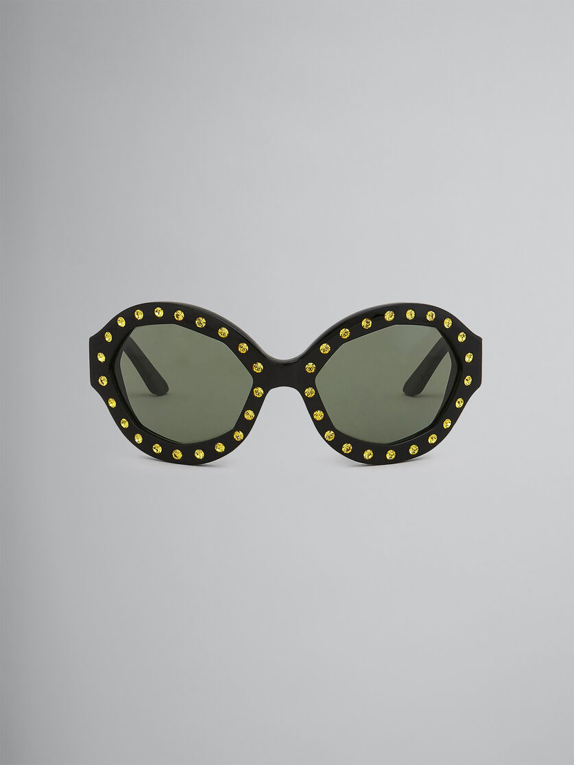 NAICA MINE Sonnenbrille aus Acetat in Schwarz - Optisch - Image 1