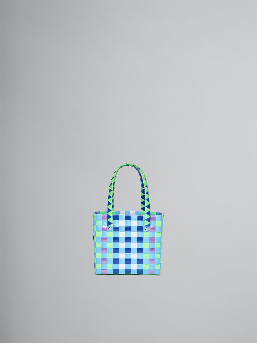 Mehrfarbiger Shopper BASKET in Weiß - Tasche - Image 2