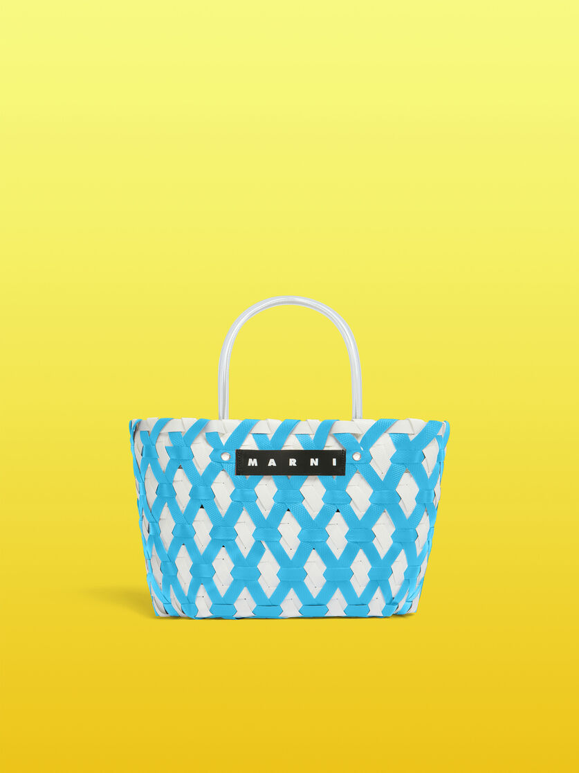 MARNI MARKET Tote Bag mit hellblauem Diamanten - Shopper - Image 1