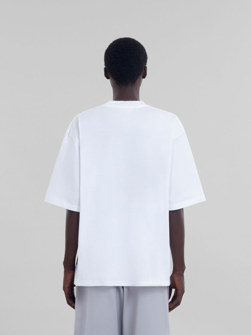 T-shirt en coton biologique blanc avec imprimé 30e anniversaire Marni - Chemises - Image 3