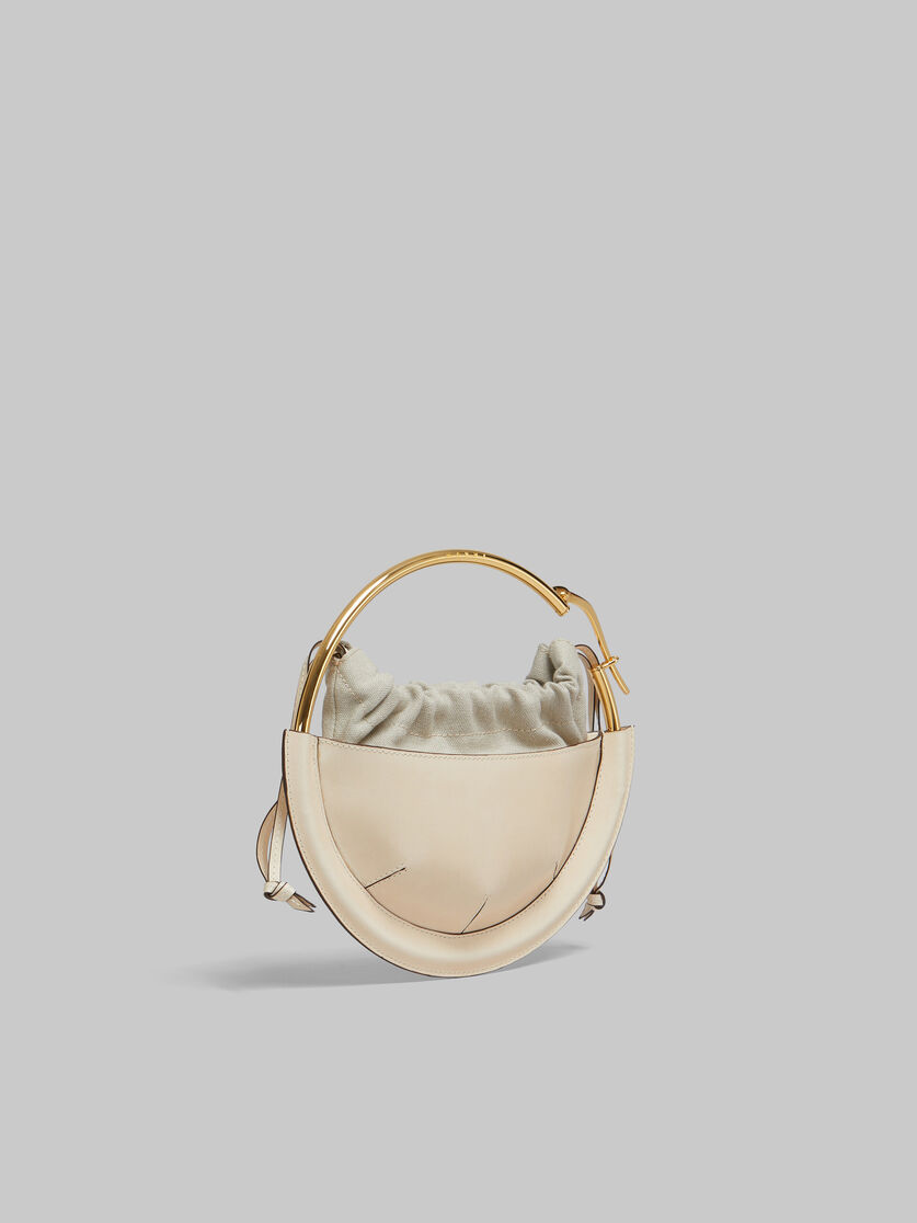 Beige leather small Tunnel hobo bag - Handbag - Image 6