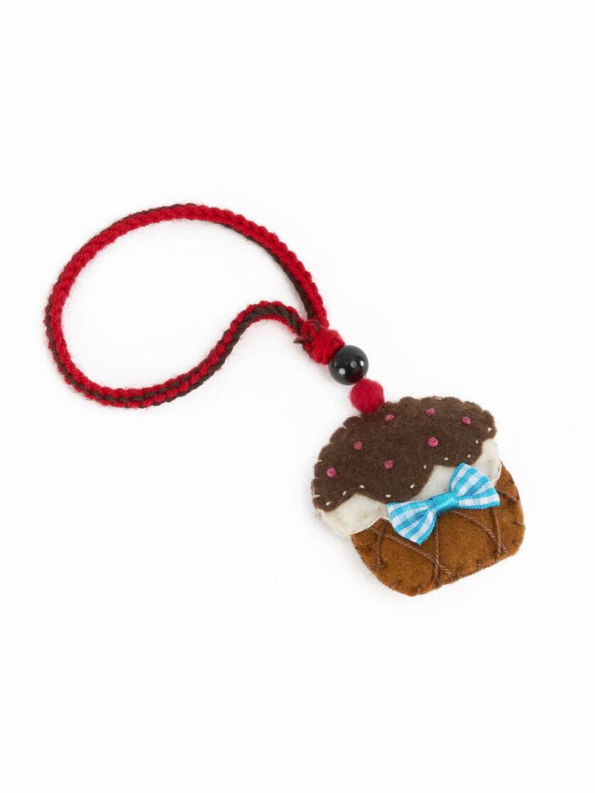 Pendant Cupcake marron Marni Market - Accessoires - Image 3
