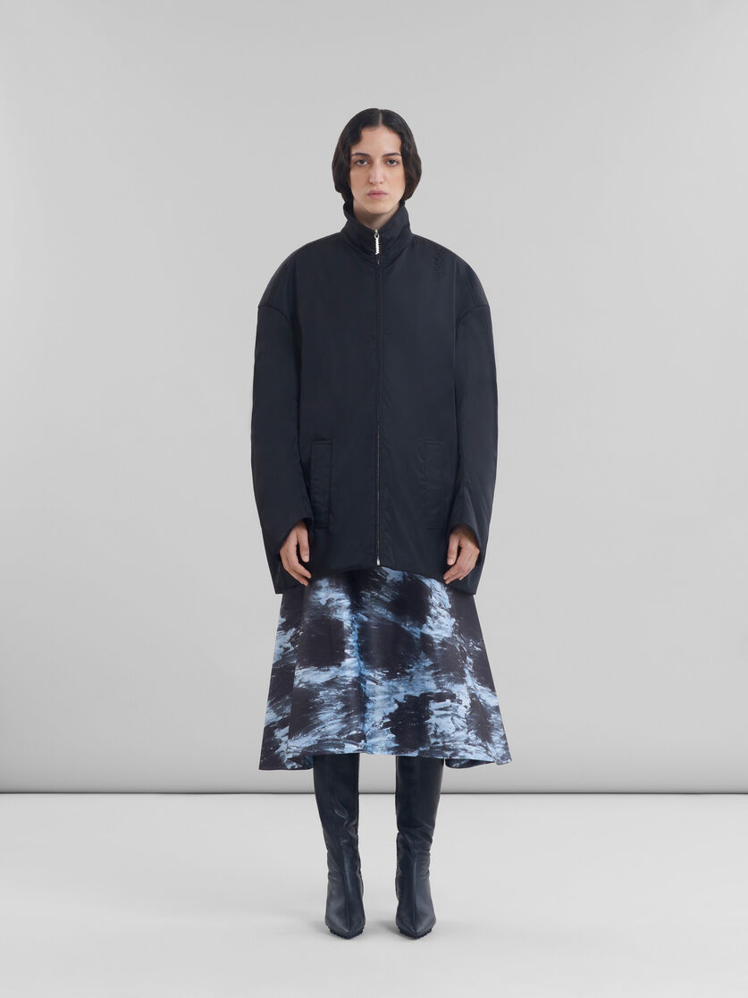 Black twill parka - Jackets - Image 2