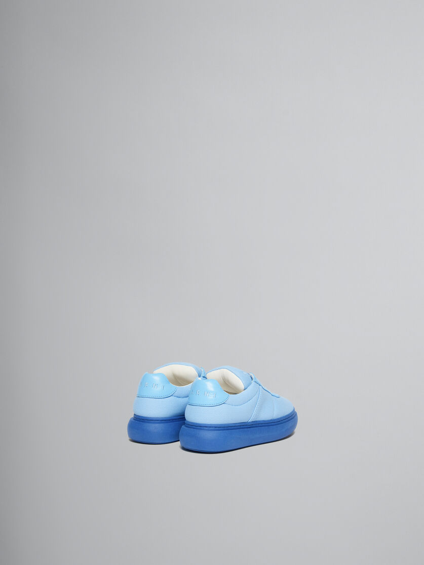 Hellblaue Sneakers aus gepolstertem Leder - KINDER - Image 3