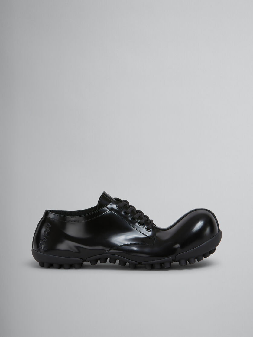 Black patent leather Wave lace up - Lace-ups - Image 1